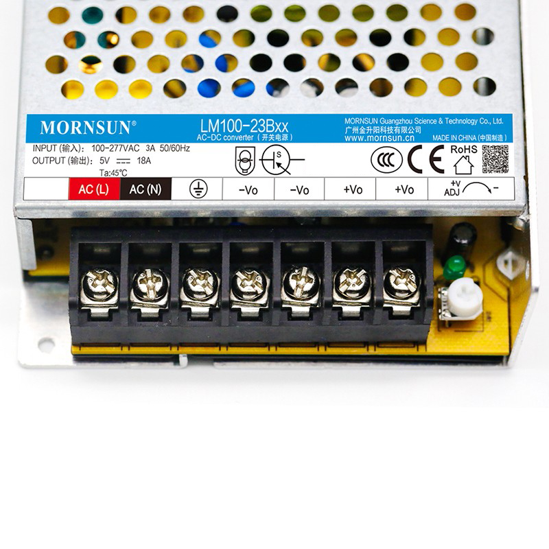 100W 24V 4.5A 85-305VAC/120-430VDC Fuente de alimentación conmutada