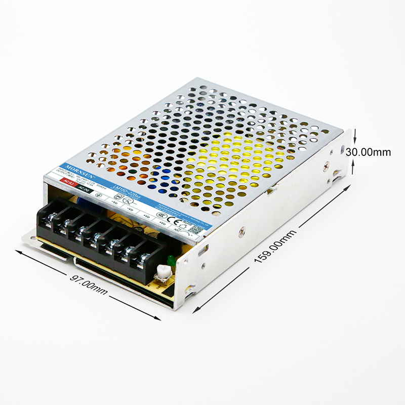 150W 24V 6.5A 165-264VAC/180-370VDC Fuente de alimentación conmutada
