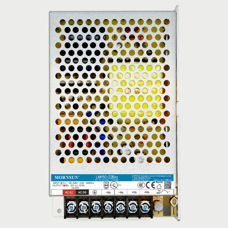 150W 24V 6.5A 165-264VAC/180-370VDC Fuente de alimentación conmutada
