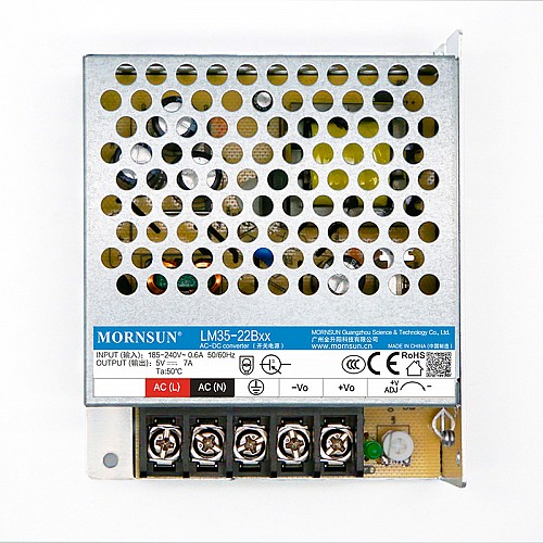 35W 15V 2.4A 165-264VAC/180-370VDC Fuente de alimentación conmutada