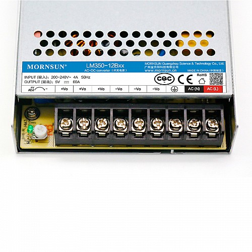 350W 12V 29.0A 176-264VAC/240-370VDC Fuente de alimentación conmutada