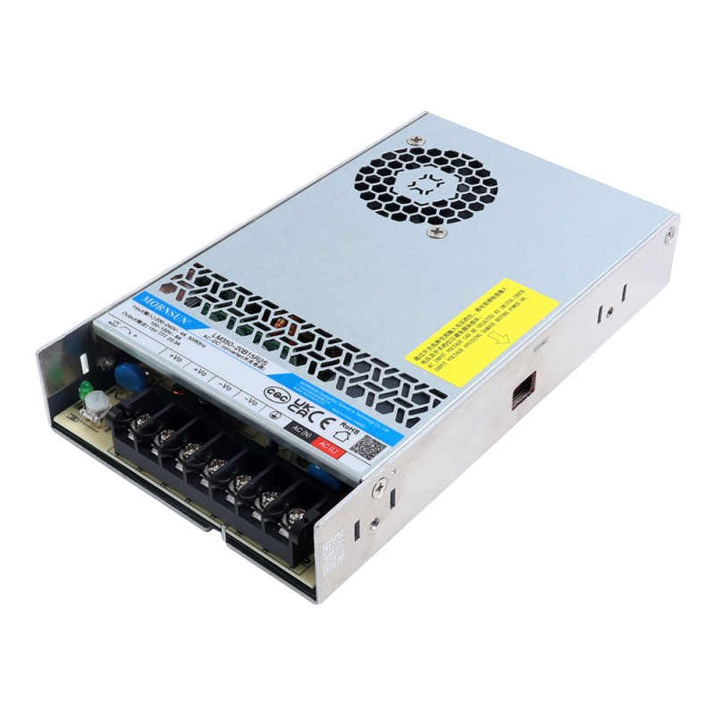 350W 15V 23.3A 90-132VAC/180-264VAC/240-370VDC Fuente de alimentación conmutada - LM350-20B15R2S | StepperOnline