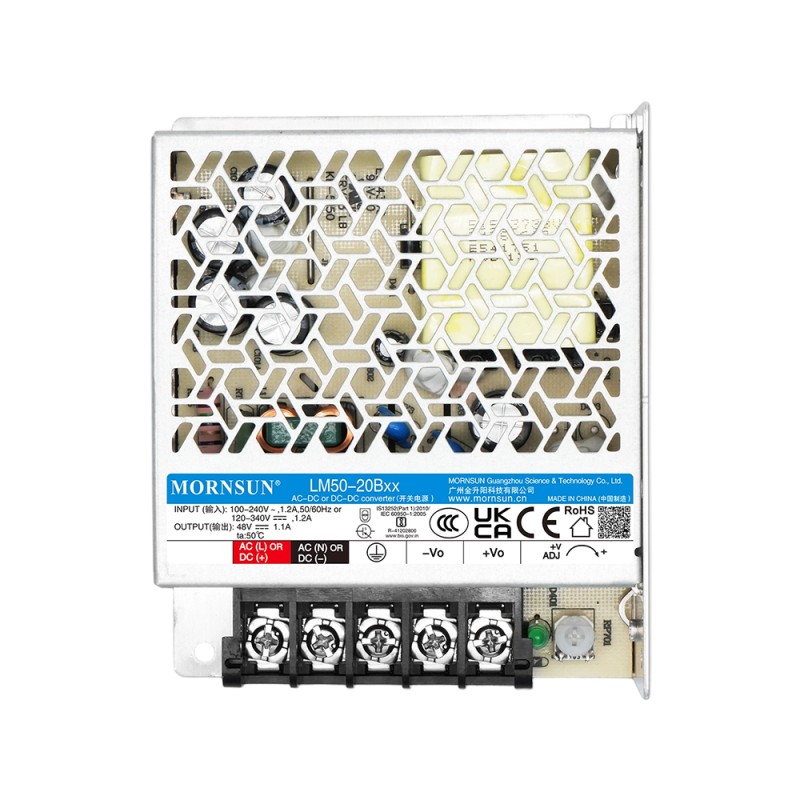 50W 5V 10.0A 85-264VAC/120-370VDC Fuente de alimentación conmutada