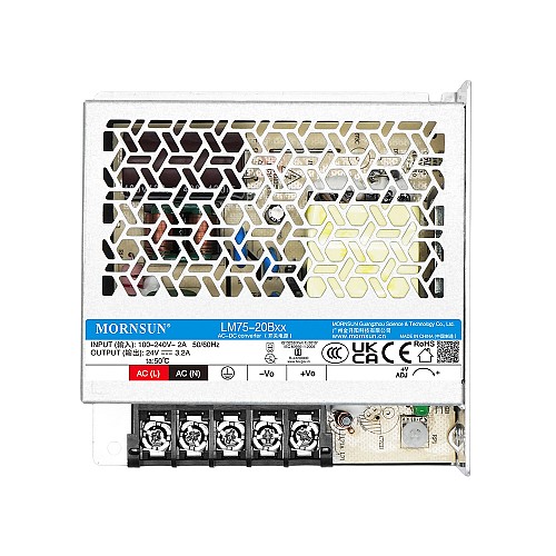 75W 15V 5.0A 85-264VAC/120-370VDC Fuente de alimentación conmutada