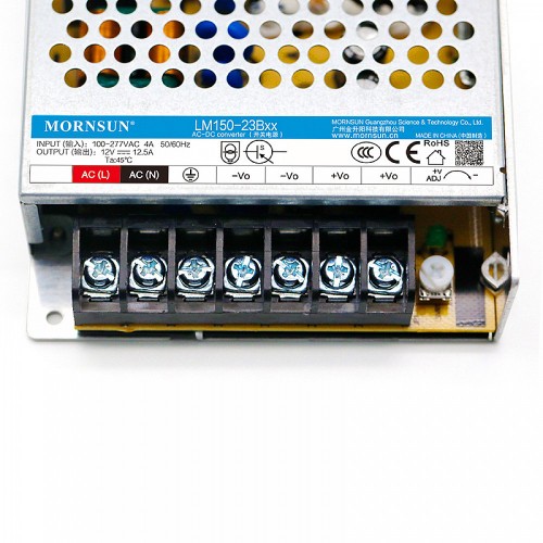 150W 24V 6.5A 85-305VAC/120-430VDC Fuente de alimentación conmutada