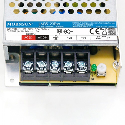 35W 12V 3.0A 85-305VAC/120-430VDC Fuente de alimentación conmutada