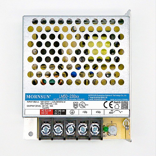 50W 48V 1.1A 85-305VAC/120-430VDC Fuente de alimentación conmutada