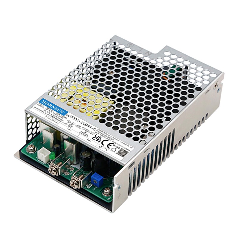 350W 24V 14.6A 90-264VAC/127-370VDC Fuente de alimentación conmutada con función PFC y refrigeración natural y forzada