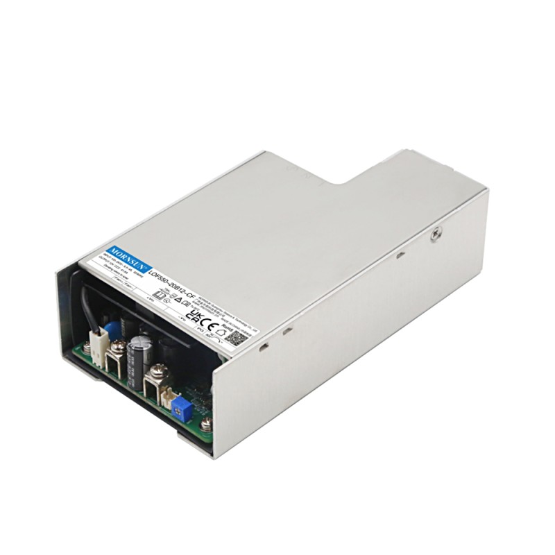 550W 24V 22.9A 90-264VAC/127-370VDC Fuente de alimentación conmutada con función PFC y refrigeración forzada