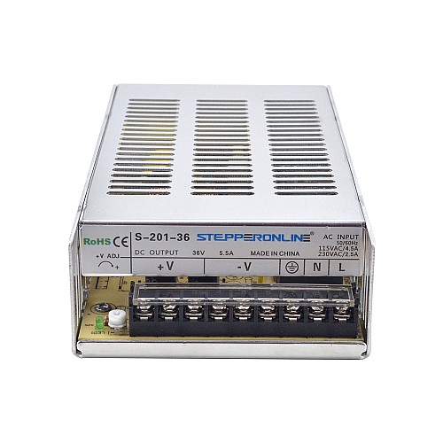 201W 36VDC 5.5A 115/230V Fuente deAlimentación conmutada Kits de enrutador CNC de motor pasoA paso 201W 36VDC 5.5A 115/230V Fuente deAlimentación conmutada Kits de enrutador CNC de motor pasoA paso