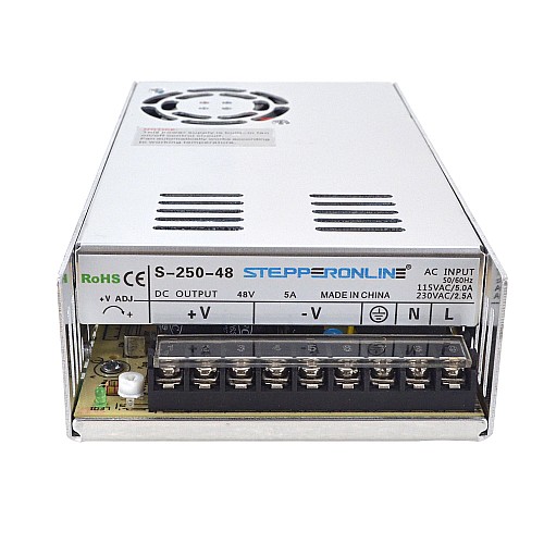 250W 48V 5.0A 115/230V Fuente deAlimentación conmutada Kits de enrutador CNC de motor pasoA paso 250W 48V 5.0A 115/230V Fuente deAlimentación conmutada Kits de enrutador CNC de motor pasoA paso