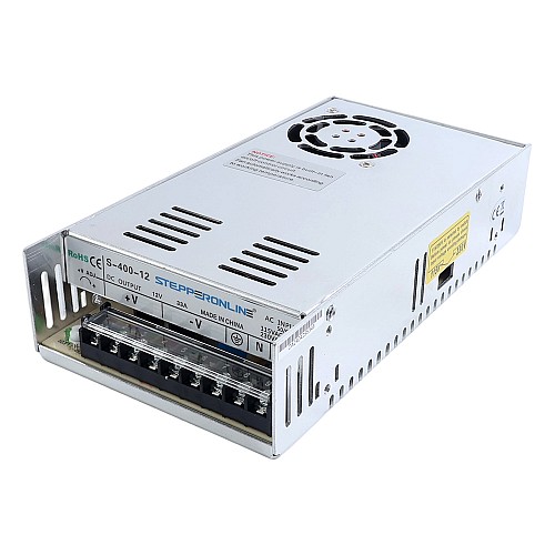 400W 12V 33A 115/230V Fuente deAlimentación conmutada Kits de enrutador CNC de motor pasoA paso 400W 12V 33A 115/230V Fuente deAlimentación conmutada Kits de enrutador CNC de motor pasoA paso