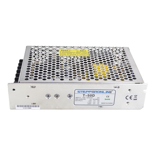 50W Salida triple 5V-3A 12V-1A 24V-1A Fuente de Alimentación conmutada Kits de enrutador