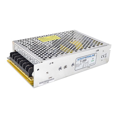 50W Salida triple 5V-3A 12V-1A 24V-1A Fuente de Alimentación conmutada Kits de enrutador