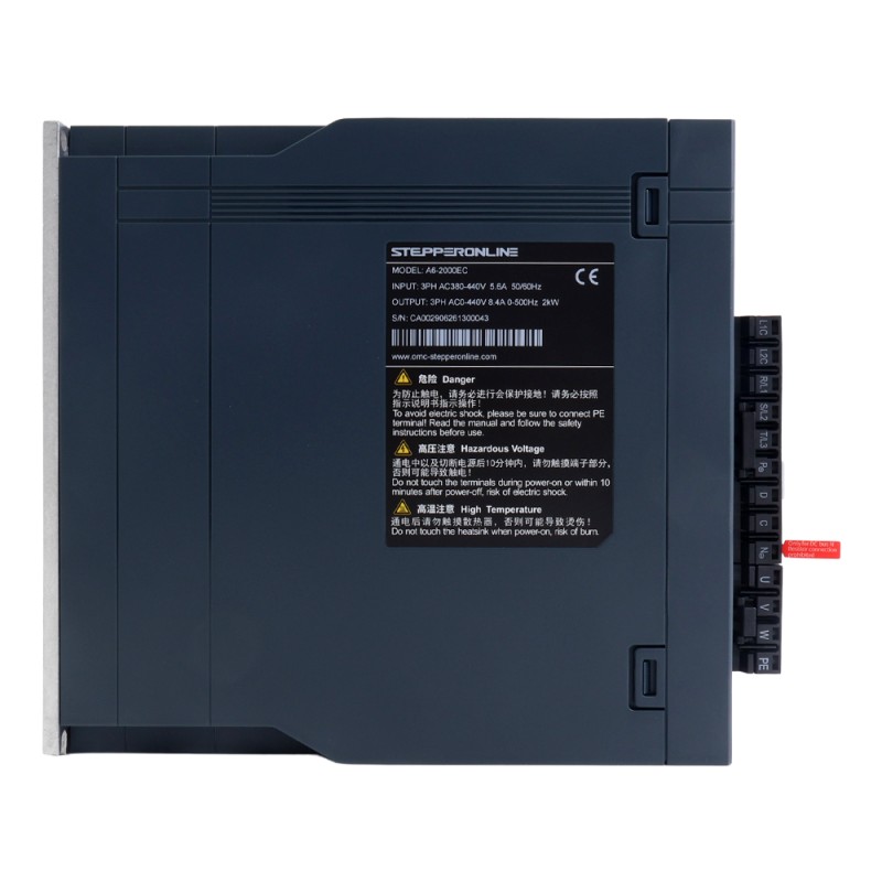 Kit de servomotor AC A6 Serie 2500W EtherCAT 3000rpm 7,96Nm codificador absoluto 17 bits IP67 - A6-EC2500H3A1-M17 | StepperOnline