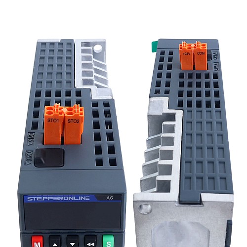 Kit de Motor Servo AC EtherCAT Serie A6 400W STO Safe Torque Off 3000rpm 1,27Nm con Freno Encoder Absoluto 17 Bits IP67 - A6-EC400H2B1-M17-STO | StepperOnline Kit de Motor Servo AC EtherCAT Serie A6 400W STO Safe Torque Off 3000rpm 1,27Nm con Freno Encoder Absoluto 17 Bits IP67 - A6-EC400H2B1-M17-STO | StepperOnline
