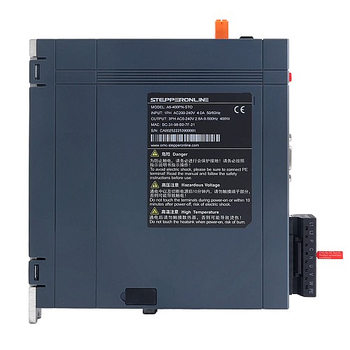 Kit de Motor Servo AC PROFINET Serie A6 400W STO Safe Torque Off 3000rpm 1,27Nm con Freno Encoder Absoluto 17 Bits IP67 - A6-PN400H2B1-M17-STO | StepperOnline Kit de Motor Servo AC PROFINET Serie A6 400W STO Safe Torque Off 3000rpm 1,27Nm con Freno Encoder Absoluto 17 Bits IP67 - A6-PN400H2B1-M17-STO | StepperOnline