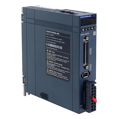 Kit de servomotor de CA RS485 de 400W serie A6, 3000rpm, 1,27Nm con freno, codificador absoluto de 17 bits IP67 - A6-RS400H2B1-M17 | StepperOnline Kit de servomotor de CA RS485 de 400W serie A6, 3000rpm, 1,27Nm con freno, codificador absoluto de 17 bits IP67 - A6-RS400H2B1-M17 | StepperOnline