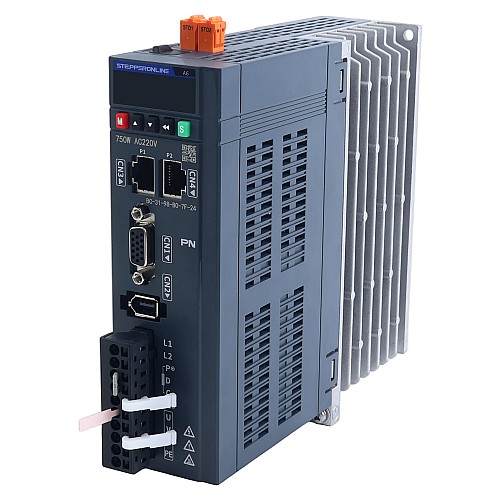 Kit de Motor Servo AC PROFINET Serie A6 750W STO Safe Torque Off 3000rpm 2,39Nm con Freno Encoder Absoluto 17 Bits IP67 - A6-PN750H2B1-M17-STO | StepperOnline Kit de Motor Servo AC PROFINET Serie A6 750W STO Safe Torque Off 3000rpm 2,39Nm con Freno Encoder Absoluto 17 Bits IP67 - A6-PN750H2B1-M17-STO | StepperOnline