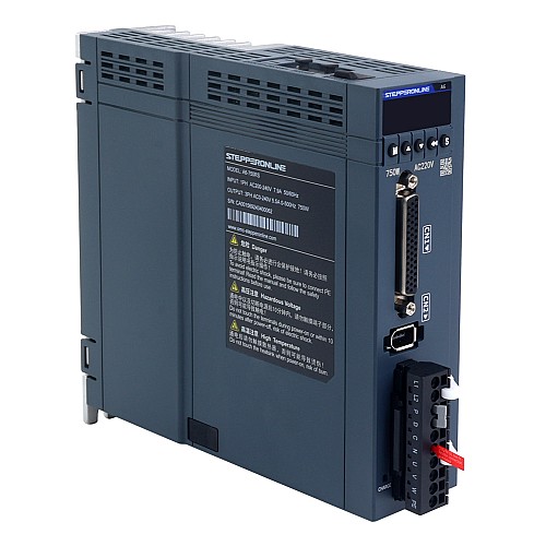 Kit de servomotor de CA RS485 de 750W serie A6, 3000rpm, 2,39Nm con freno, codificador absoluto de 17 bits IP67 - A6-RS750H2B1-M17 | StepperOnline Kit de servomotor de CA RS485 de 750W serie A6, 3000rpm, 2,39Nm con freno, codificador absoluto de 17 bits IP67 - A6-RS750H2B1-M17 | StepperOnline