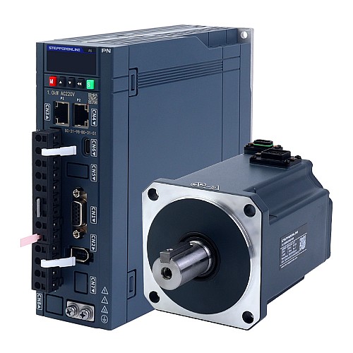 Kit de servomotor de CA PROFINET de 1000W serie A6, codificador absoluto de 17 bits, 3000rpm, 3,18Nm, IP67 - A6-PN1000H2A1-M17 | StepperOnline