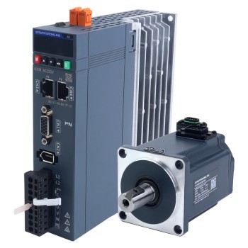 Kit de Motor Servo AC PROFINET Serie A6 400W STO Safe Torque Off 3000rpm 1,27Nm Encoder Absoluto 17 Bits IP67