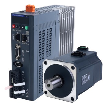 Kit de Motor Servo AC PROFINET Serie A6 750W STO Safe Torque Off 3000rpm 2,39Nm con Freno Encoder Absoluto 17 Bits IP67