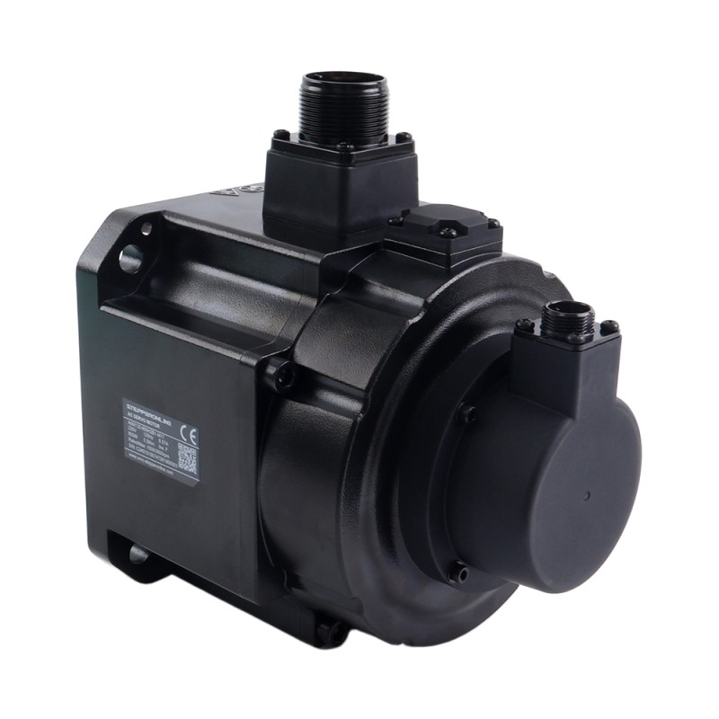 Kit de servomotor AC A6H Serie 850W RS485 1500rpm 5,39Nm con freno codificador absoluto 17 bits IP67 - A6H-RS850H2B1-M17 | StepperOnline