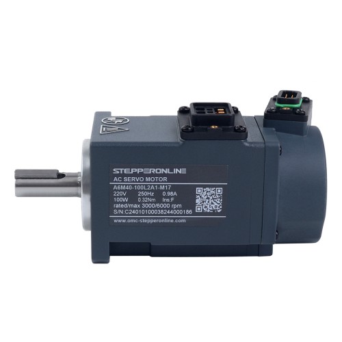 Kit de servomotor de CA RS485 de 100W, serie A6, 3000rpm, 0,32Nm, codificador absoluto de 17 bits, IP67 Kit de servomotor de CA RS485 de 100W, serie A6, 3000rpm, 0,32Nm, codificador absoluto de 17 bits, IP67