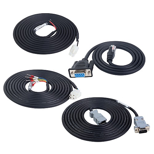 DSY Serie 200W Motor Servo CC CANopen 24-70VDC 0,637Nm con Freno 3000rpm Encoder Incremental 17-Bit IP65 - DSY-C200L2B2-M17S | StepperOnline
