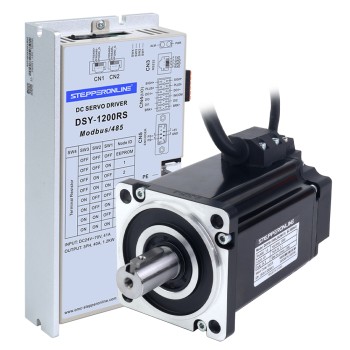 Servomotor de DC RS485 de 1000W, serie DSY, 24-70VDC, 3,20Nm, 3000rpm, codificador incremental de 17 bits, IP65