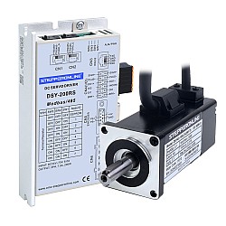 Servomotor deDC RS485 de 100W, serie DSY, 24-70VDC, 0,318Nm, 3000rpm, codificador incremental de 17 bits, IP65