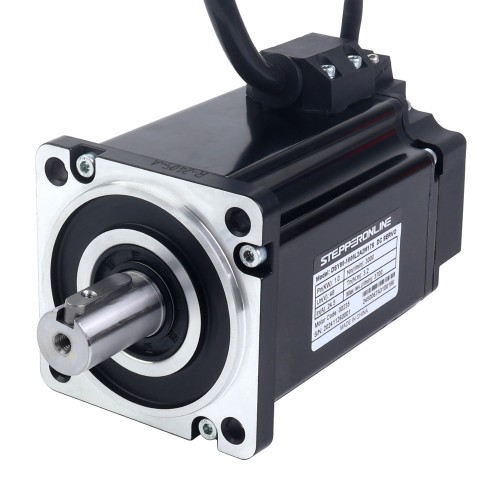 Servomotor de DC RS485 de 1000W, serie DSY, 24-70VDC, 3,20Nm, 3000rpm, codificador incremental de 17 bits, IP65 - DSY-RS1000L2A2-M17S | StepperOnline