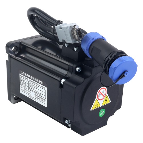Servomotor de DC RS485 de 1000W, serie DSY, 24-70VDC, 3,20Nm, 3000rpm, codificador incremental de 17 bits, IP65 - DSY-RS1000L2A2-M17S | StepperOnline
