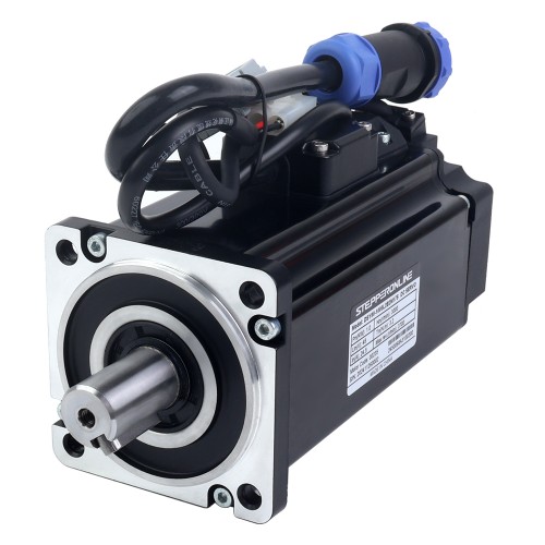 Servomotor de DC RS485 de 1000W, serie DSY, 24-70VDC, 3,20Nm con freno, 3000rpm, codificador incremental de 17 bits, IP65 - DSY-RS1000L2B2-M17S | StepperOnline