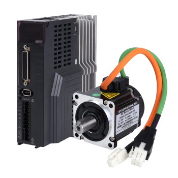 Kit de servomotor de CA de 200W serie E6 3000rpm 0,64Nm Codificador de 17bits IP65