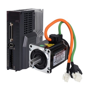 Kit de servomotor de CA de 400W  serie E6 3000rpm 1,27Nm Codificador de 17bits IP65