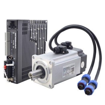 Kit de servomotor de CA de 400W  serie T6, 3000rpm, 1,27Nm con freno, codificador de 17bits, IP65