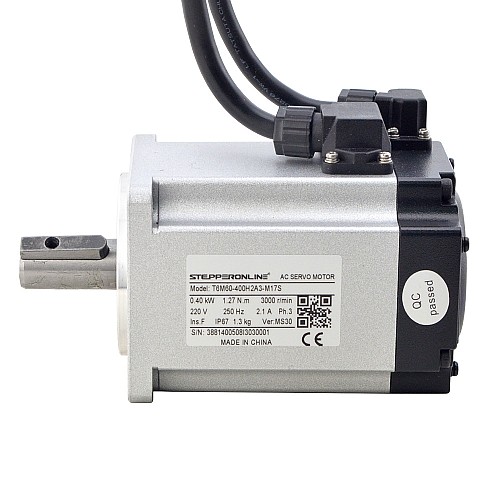 AU a la venta - Kit de servomotor de CA de 400W serie T6 3000rpm 1,27Nm Codificador de 17bits IP65 - AU-T6-RS400H2A3-M17S | StepperOnline AU a la venta - Kit de servomotor de CA de 400W serie T6 3000rpm 1,27Nm Codificador de 17bits IP65 - AU-T6-RS400H2A3-M17S | StepperOnline