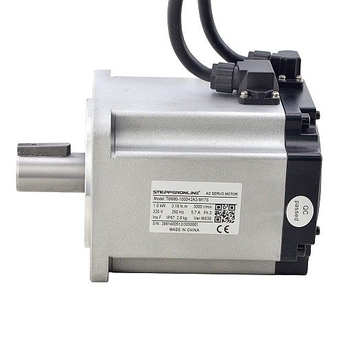 Kit de servomotor de CA de 1000W  serie T6 3000rpm 3,19Nm Codificador de 17bits IP65