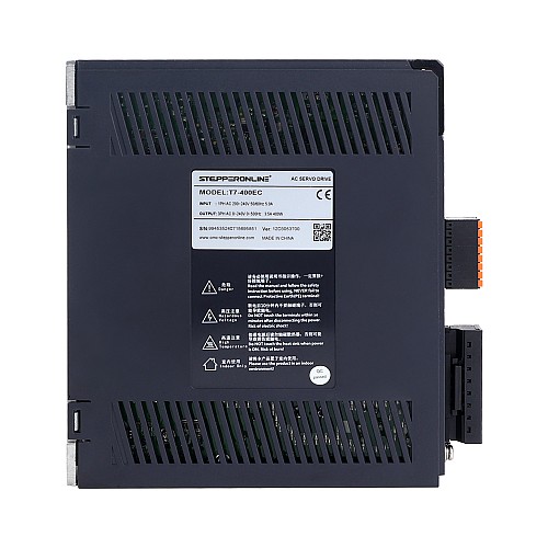 Kit de servomotor de CA de 400W serie T7 EtherCAT 3000rpm 1,27Nm Codificador de 23bits IP67 - T7-EC400H2A1-M23 | StepperOnline Kit de servomotor de CA de 400W serie T7 EtherCAT 3000rpm 1,27Nm Codificador de 23bits IP67 - T7-EC400H2A1-M23 | StepperOnline
