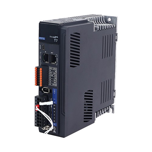 Kit de servomotor de CA de 750W  serie T7 EtherCAT 3000rpm 2,39Nm con freno, codificador de 23bits, IP67 - T7-EC750H2B1-M23 | StepperOnline