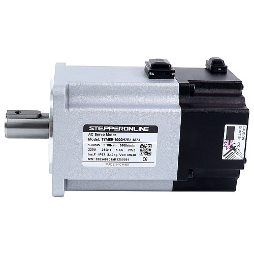Kit de servomotor de CA de 1000W  serie T7 EtherCAT 3000rpm 3,18Nm con freno, codificador de 23bits, IP67 Kit de servomotor de CA de 1000W  serie T7 EtherCAT 3000rpm 3,18Nm con freno, codificador de 23bits, IP67
