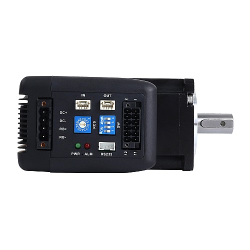 Servomotor de CC integrado de 400W  1,27Nm(179,85oz.in) 3000rpm 24-70V CC con Modbus RS485 Servomotor de CC integrado de 400W  1,27Nm(179,85oz.in) 3000rpm 24-70V CC con Modbus RS485