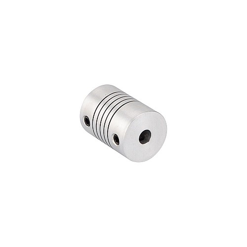 Acoplamiento de eje flexible de 5mm - 5mm Acoplador de eje de motor paso a paso CNC de 18x25 mm Acoplamiento de eje flexible de 5mm - 5mm Acoplador de eje de motor paso a paso CNC de 18x25 mm