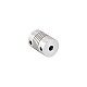 Acoplamiento flexible de 5mm - 6mm Acoplador de eje de motor paso a paso CNC de 18x25 mm Acoplamiento flexible de 5mm - 6mm Acoplador de eje de motor paso a paso CNC de 18x25 mm