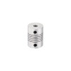 Acoplamiento flexible de 8mm - 10mm Acoplador de eje de motor paso a paso CNC de 20x25 mm