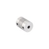 Acoplamiento flexible de 8mm - 10mm Acoplador de eje de motor paso a paso CNC de 20x25 mm