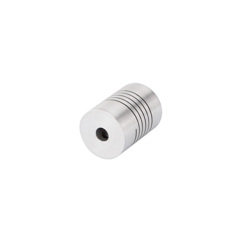 Acoplamiento flexible de 8mm - 10mm Acoplador de eje de motor paso a paso CNC de 20x25 mm