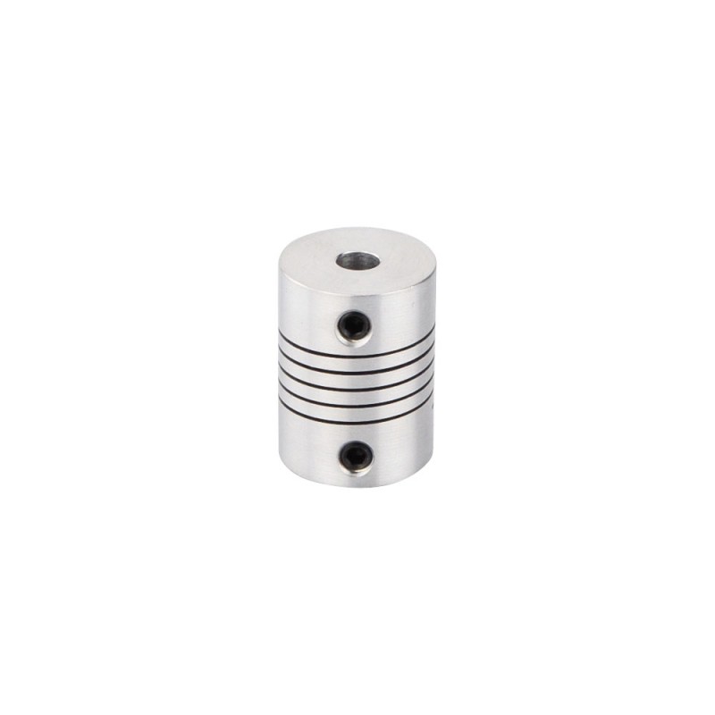 Acoplamiento flexible de 8mm - 10mm Acoplador de eje de motor paso a paso CNC de 20x25 mm